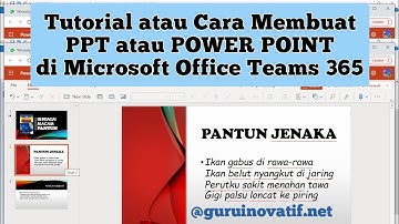 Tutorial membuat PPT atau Power Point di microsoft office teams 365