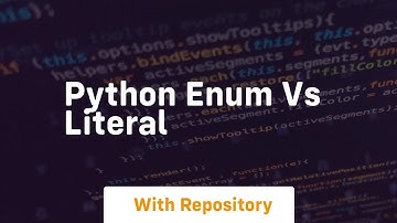 python enum vs literal