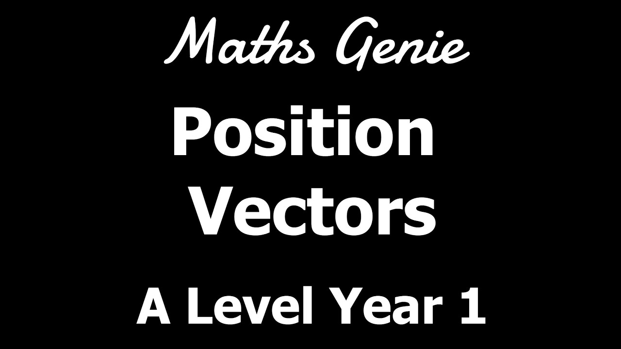 Position Vectors - YouTube