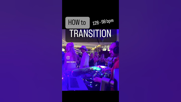 How to DJ: Transition from 128 - 98 bpm