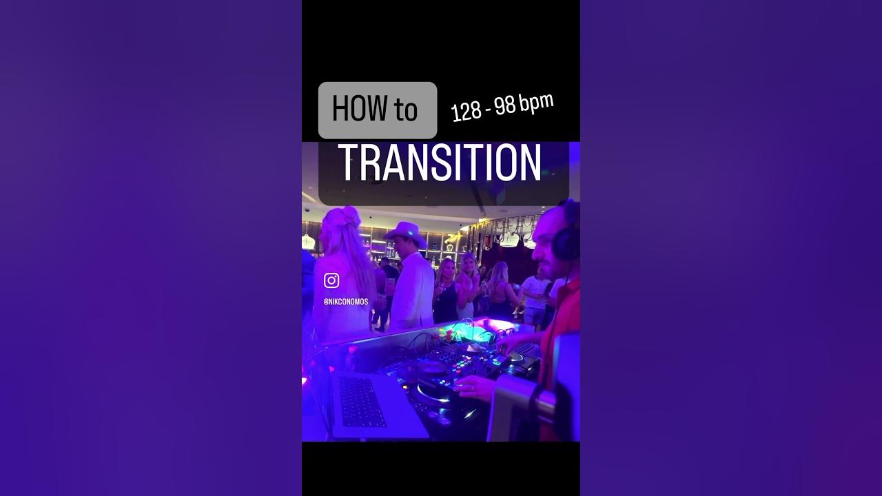 How to DJ: Transition from 128 - 98 bpm