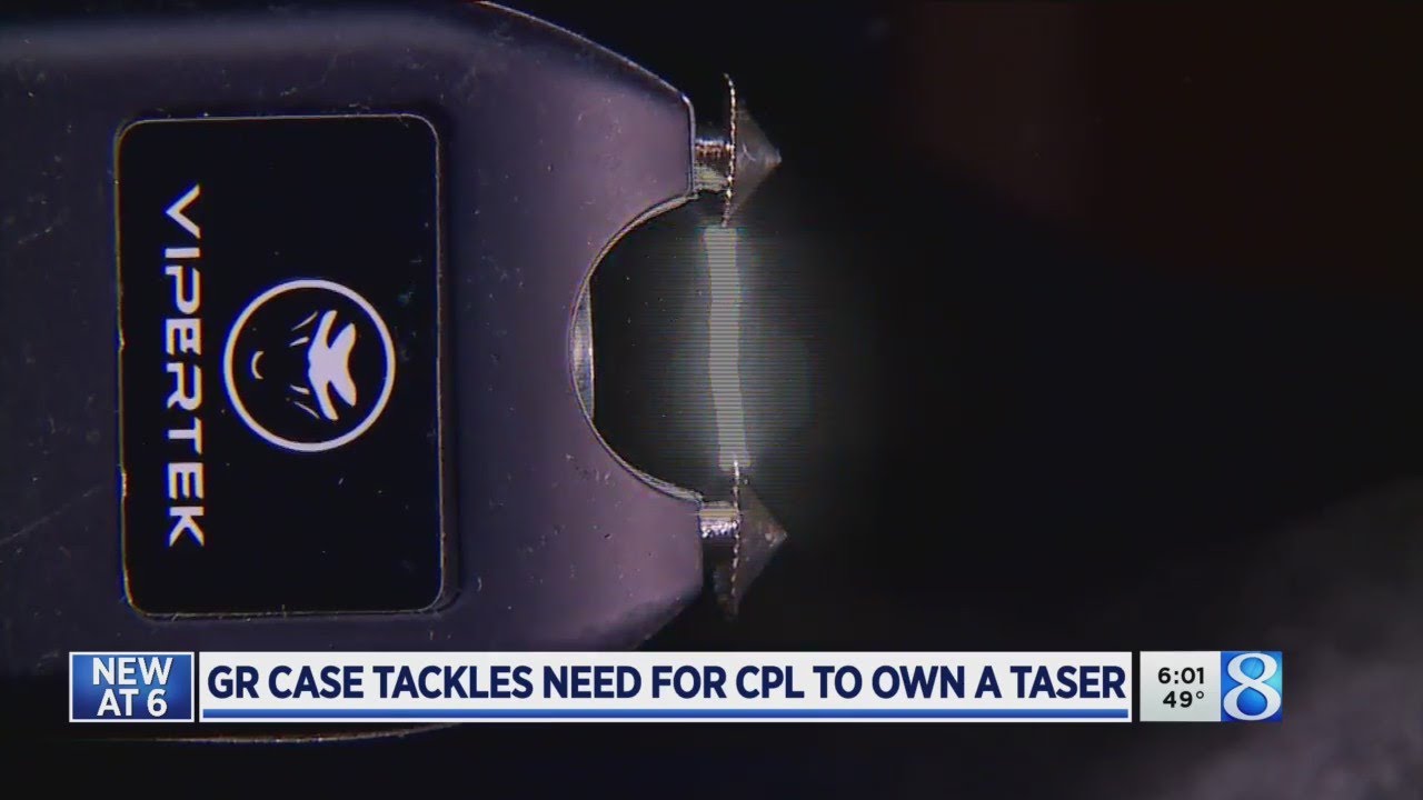 Case challenges Michigan law requiring CPL to own stun gun YouTube