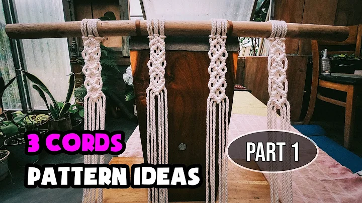 How to Macrame | DIY Macrame | 3 Cords Pattern Ideas | Design & Tutorial by LIT Decor (Part 1)