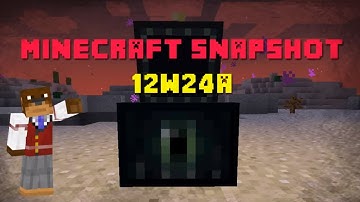 Minecraft Snapshot - 12w24a Ender Chest Changes & Local Servers (HD)