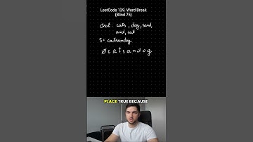 Word Break - Blind 75 Solution