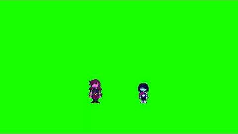 Deltarune - Enter Dark World Animation Greenscreen