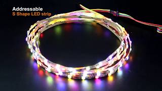 Addressable S Shape LED strip