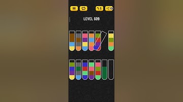 Water sort puzzle level 609