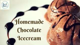 Icecream Recipe without Cream | Easy Chocolate Banana Icecream || Recipe Bangla