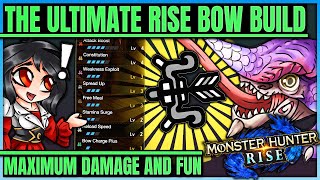 Rise Best Bow Build - Highest Damage - Magic Blast Spread Dodgebolt - Monster Hunter Rise! #rise