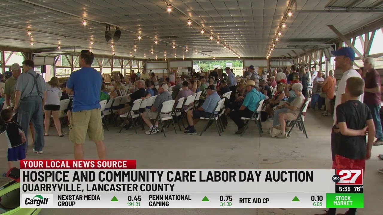 Hospice & Community Care holding 38th Labor Day Auction in Lancaster