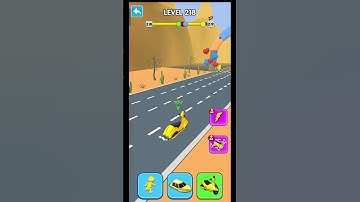 🤧 shape - shifting & Transform    😪 level 218 casual game #shorts #gameplay  #shapeshifting #gaming