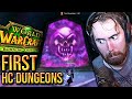 ACTUALLY HARD!? Asmongold 1st Heroic Dungeons of TBC Classic