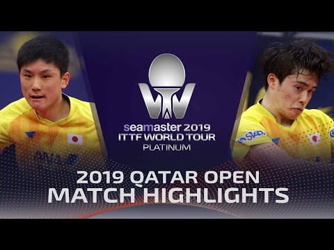 Tomokazu Harimoto vs Masataka Morizono | 2019 ITTF Qatar Open Highlights (R32)