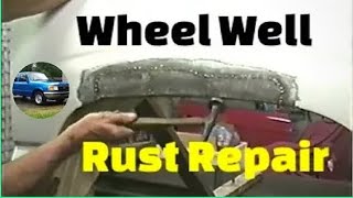 How to Repair a Rust Hole on a Wheel Well Arch | Sheet Metal Welding, Bondo