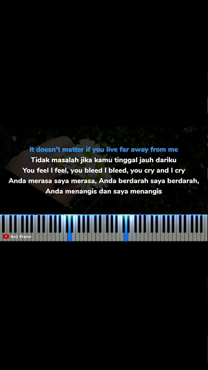 Karaoke Piano One Big Family (Maher Zain) Instrumen #shorts