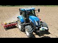 🌻 Semis de tournesol 2023 ! [ New Holland T7.210 ~ Väderstad Tempo V9 ] 🔵