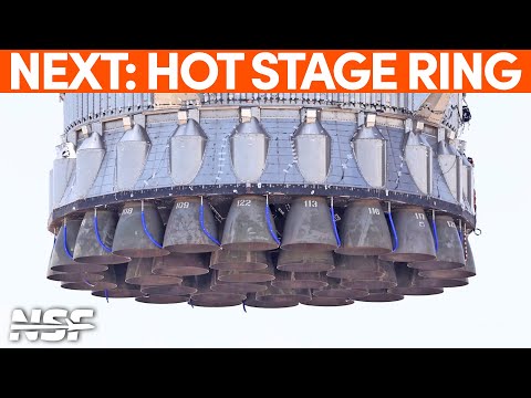 Booster 9 Rolled Back for Hot Staging Ring Install | SpaceX Boca Chica