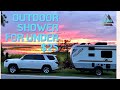 How To Build An OutDoor Shower On A Geo Pro For Under $25