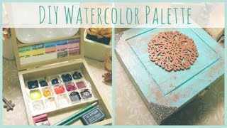 Diy - How To Make A Watercolor Paint Palette!