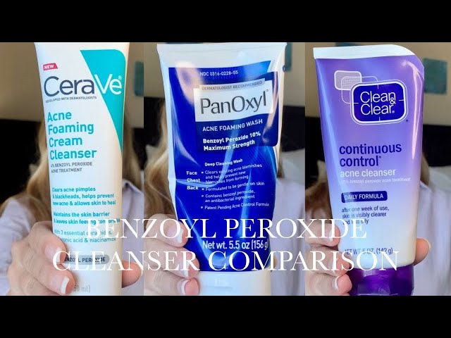 CeraVe Acne Foaming Cream Cleanser vs. PanOxyl Acne Foaming Wash vs. Clean  &Clear Continuous Control - YouTube