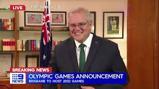 Nine News Sydney : Breaking News | Brisbane 2032 Olympics Announcement - (21.07.2021)