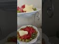 Decoracion de fruta para baby shower