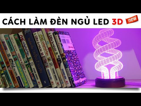 Video Cách làm đèn ngủ led 3d bằng mica (CỰC ẢO) - youtube