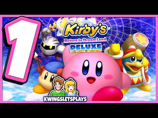 Kirby's Return to Dream Land Deluxe Walkthrough Part 1 Cookie Country  (Nintendo Switch) co-op 