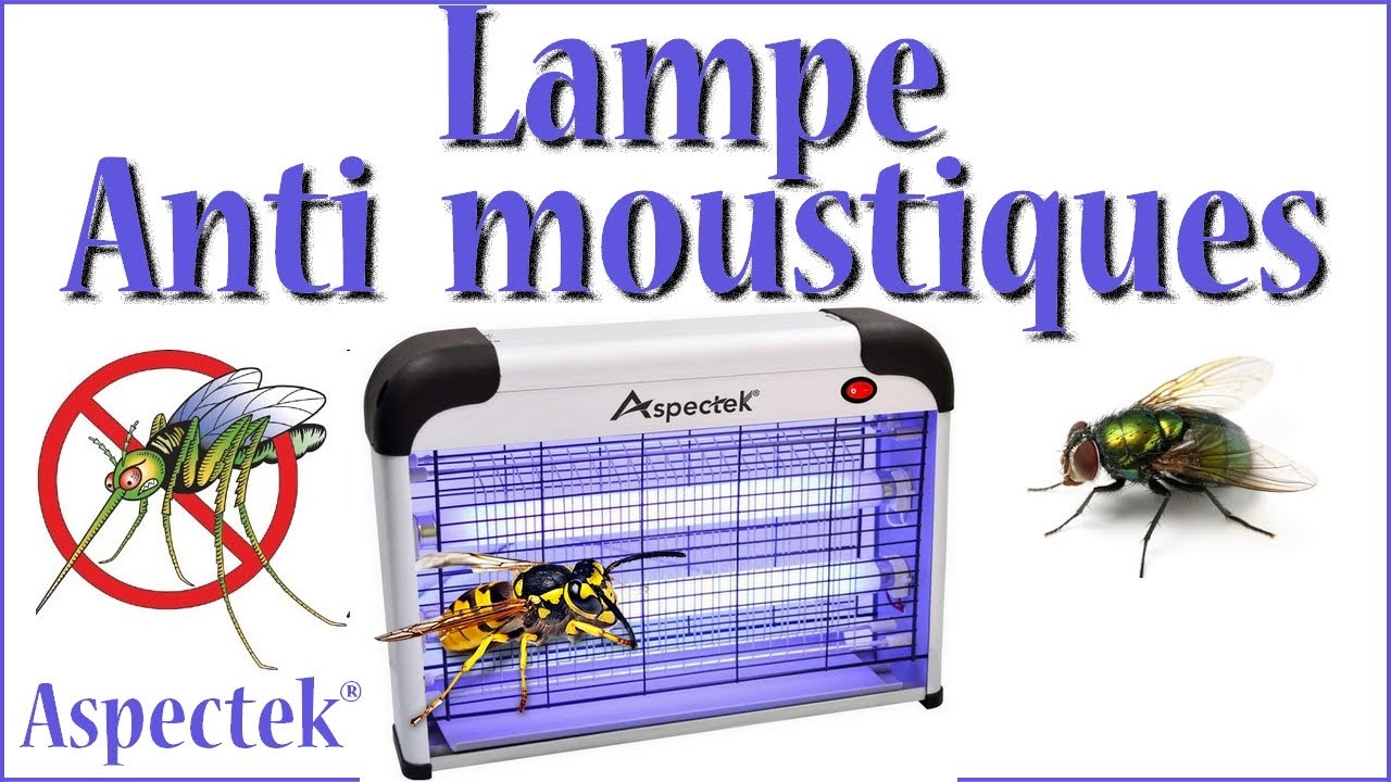 Lampe anti Moustiques Mouches Guêpes ULTRA PUISSANTE