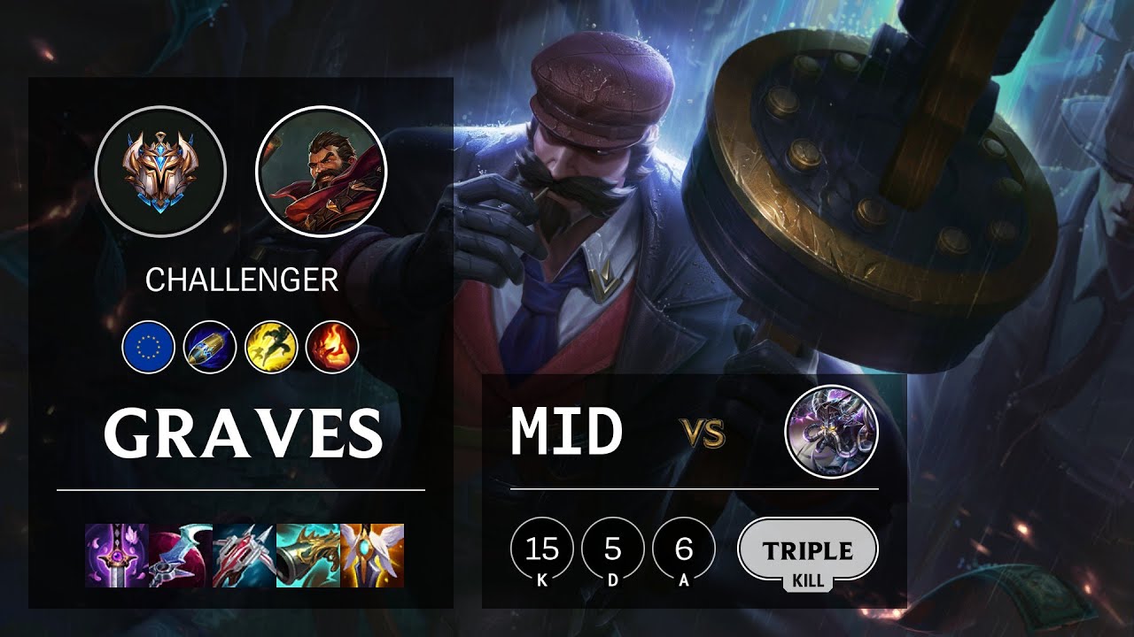 Graves Mid vs Kassadin - EUW Challenger Patch 11.23