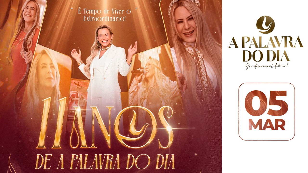 A PALAVRA DO DIA | 05 MAR 2026 | Bispa Virginia Arruda