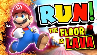Super Mario Run 🔥 The Floor is Lava 🔥 Brain Break Chase 🔥 Just Dance Jump Challenger