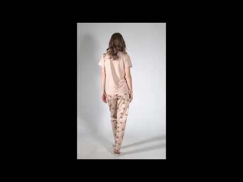 Купить Хлопковый домашний комплект с брюками VIENETTA 3101106774 в Украина в Lingerie.ua - Одяг для дому та відпочинку, Видео 1