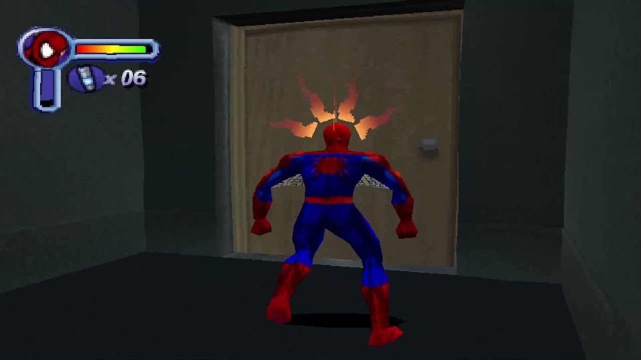 Spider-man 2: Enter Electro (PS1) Gameplay / Gangland - Hammerhead Boss Fight