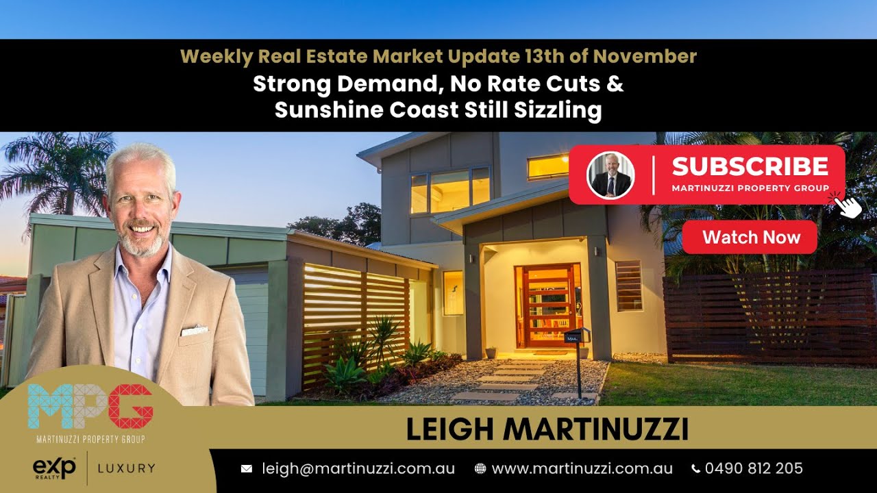 Strong Demand, No Rate Cuts & Sunshine Coast Still Sizzling | Sunshine Coast Property market
