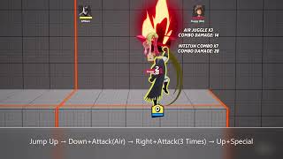 Batman - Jumping Kick & Side Attack Basic [MultiVersus Combo]