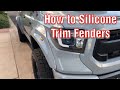 How to Silicone Trim Fender Flares