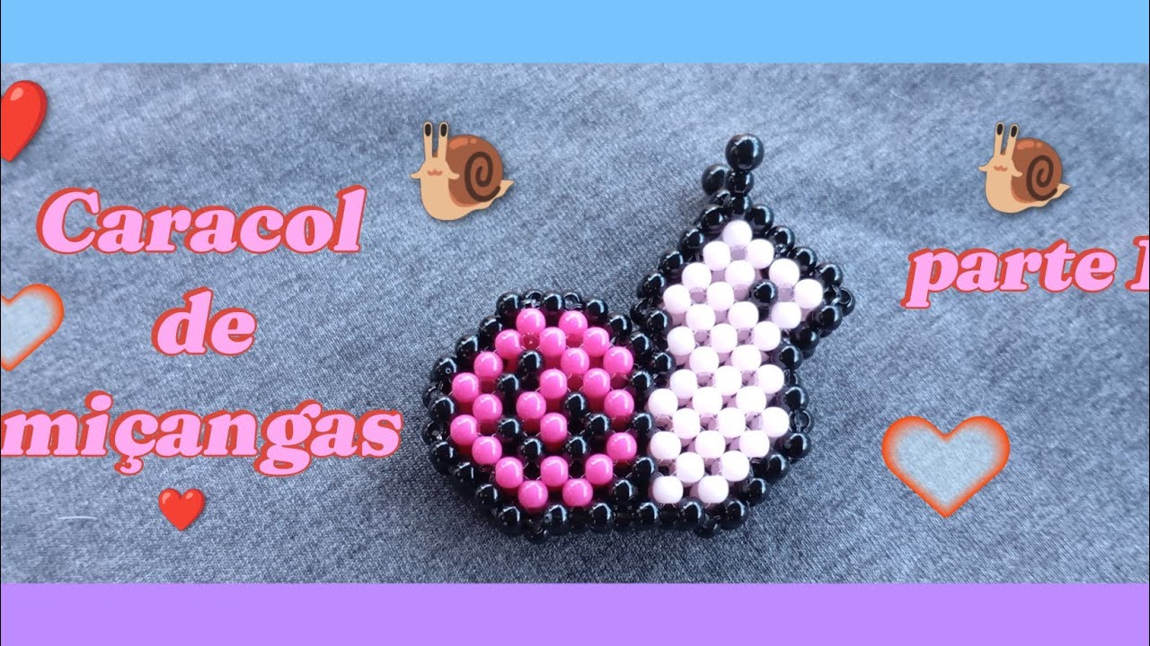 Caracol de miçangas passo a passo ( parte 1)