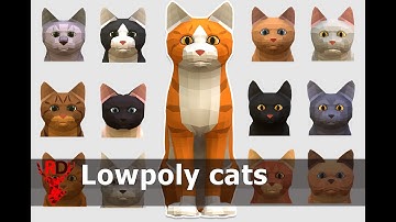 LowPoly Cats Animation
