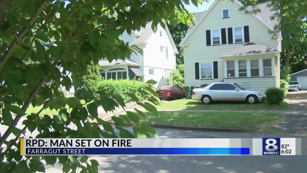 Man Set on Fire on Farragut Street in Rochester