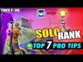 TOP 7 SOLO TIPS AND TRICKS IN FREE FIRE 🔥 - SAMSUNG,A3,A5,A6,A7,J2,J5,J7,S5,S6,S7,S9,A10,A20,A30,A70