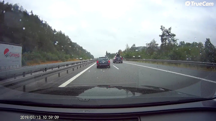 German driver - aggressive sudden braking on Autobahn