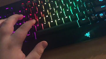 Razer keyboard lighting effects