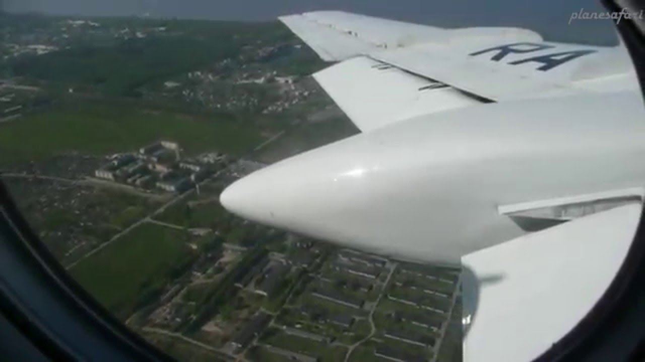 Tupolev TU-134A-3 – From Arkhangelsk to Pulkovo with Rossiya