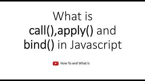 Call, apply and bind method in Javascript