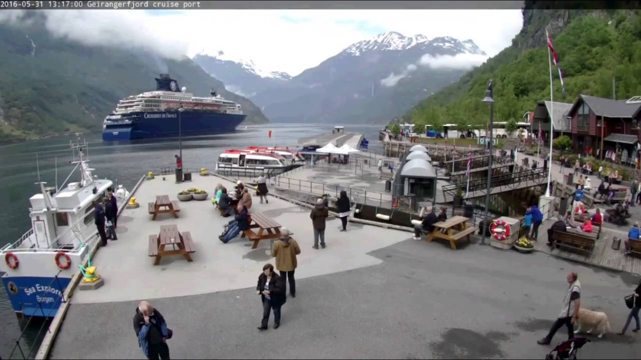 norway cruise port webcams