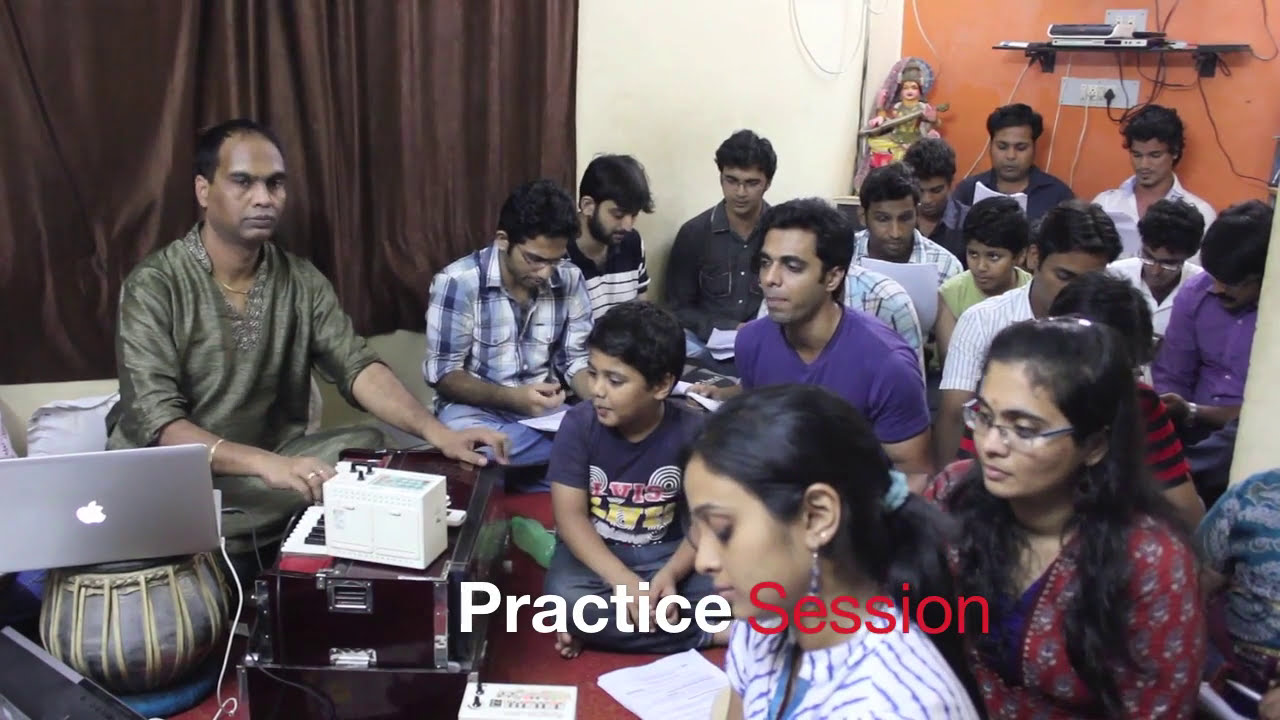 Raag Yaman  Practice Session  Pt Kuldeep Sagar  Students  Alaap Music Academy Chennai