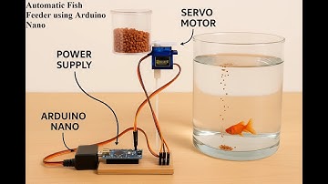 Automatic fish feeder using Arduino Nano
