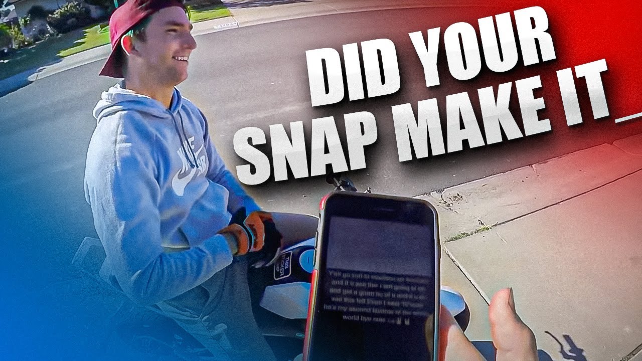 Opening Your Snapchats Episode 3 [Motovlog 195] YouTube